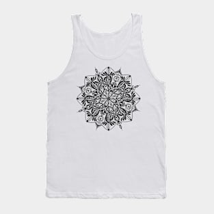 Mandala 1 - Black Tank Top